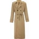 thumbnail image 4 of Men's Long Double Breasted Lapel Winter Coat Wind Jacket Khaki XL, 4 of 5