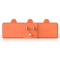 thumbnail image 3 of Triple Outlet Extender, Heavy Duty 3-Prong Grounded Wall Tab, 3-Outlet Extender Adapter Plug with 3 Electrical Outlets, ETL Listed, Orange （3 pack), 3 of 5