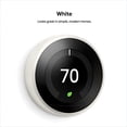 thumbnail image 2 of Termostato inteligente Google Nest Learning 3rd Gen (2015) blanco, 2 of 9