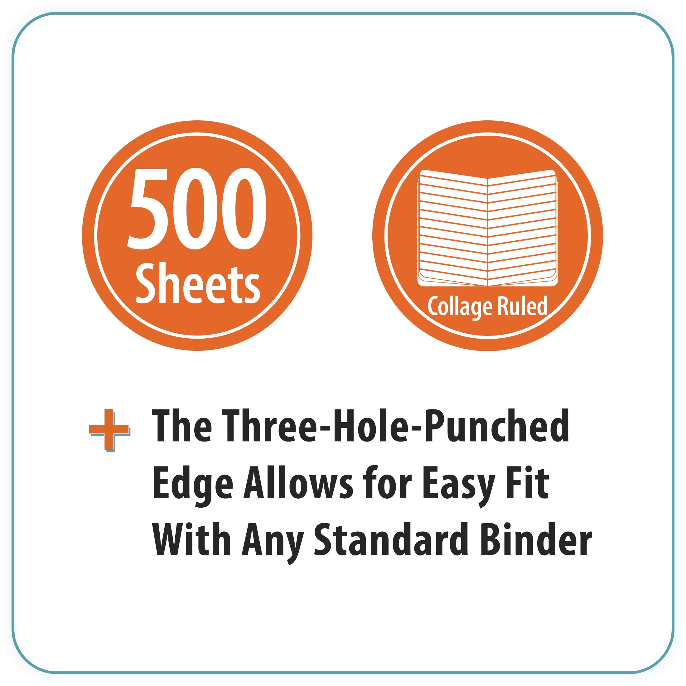 (3 pack) Pen+Gear 500ct Filler Paper, 10.5 x 8 CR
