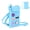 Blue, variant on Silicone Crossbody Phone Bag with Adjustable Strap, Magnetic Closure, and Charm Holes – Lightweight, Waterproof, and Stylish Everyday Shoulder Bag(Pink)
