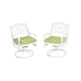 thumbnail image 3 of Homestyles Sanibel Cast Aluminum 5Pc Outdoor Dining Set w/Swivel Chairs in White, 3 of 3