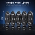 thumbnail image 3 of MERACH 90lb Olympic Weight Plates, 2-Inch Rubber Barbell Plates for Home Gym, Pair, 3 of 9