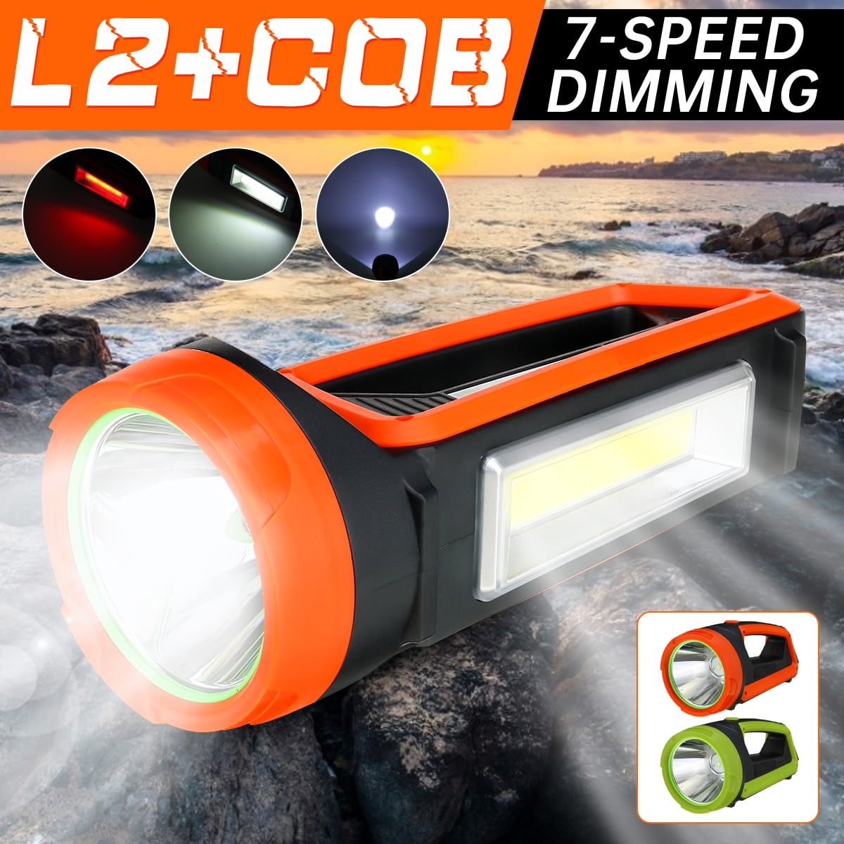 37 Leds Rechargeable Torch Spot lamp Lantern Super White led 4 Hour Use 1 charge 