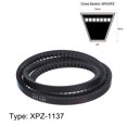 thumbnail image 2 of Uxcell XPZ1137 V-Belts Drive Belt 1137mm Pitch Length Rubber for Power Transmission, 2 of 6