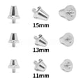 thumbnail image 4 of 12 Pcs Crampons de Bottes de Football 11mm 13mm 15mm en Aluminium Stables Antidérapants pour Chaussures de Rugby Accessoires de Chaussures de Randonnée, 4 of 8