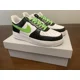 thumbnail image 1 of Air Force 1 Custom Light Green & Black with Green Laces White Shoes Mens Womens, 1 of 1