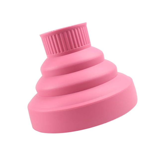 Difusor de secador de pelo plegable de silicona, rosa Difusor de secador de pelo eléctrico plegable de silicona Difusor de secador de pelo plegable Valor inmejorable