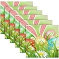 thumbnail image 6 of Dreamtimes Easter Eggs Cloth Napkins Set of 4, Oversized Washable Reusable Polyester Dinner Table Napkins for Family, Restaurant, Party Decor, 20 x 20 Inch, 6 of 7