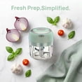 thumbnail image 3 of Electric Mini Food Chopper Rechargeable Small Food Processor Agitator B, 3 of 8
