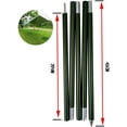 Camping Awning Poles， Beach Tent Poles,Lightweight and Foldable