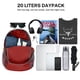 thumbnail image 3 of Mochila Gonex ultraligera y plegable de 20 litros (roja), 3 of 7