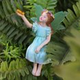 thumbnail image 4 of Flower Fairy Resin Ornament under $5! Yrmaups Flower Fairies Resin Ornament, Garden Pot Decoration, Plug in Fairy Figurine, Resin Garden Statue, Flower Pot Decor, Fairy Ornament for Home, Office, 4 of 9