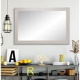 thumbnail image 2 of Farmhouse Gray Wood Grain Wall Mirror 41'' x 32'', 2 of 3