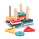 thumbnail image 1 of Juguetes de madera, apiladores, bloques de clasificación, juegos de formas, rompecabezas geométricos, combinaciones B, 1 of 9