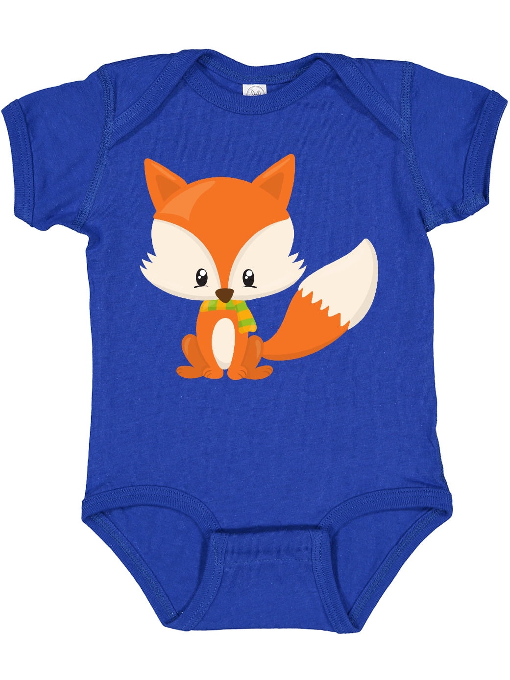 Inktastic Cute Fox, Little Fox, Baby Fox, Fox with Scarf Gift Baby Boy