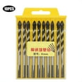 thumbnail image 2 of Juego de brocas helicoidales brocas helicoidales 10 Uds juego de brocas helicoidales brocas de pared de cerámica y madera resistentes y duraderas herramientas de ANGGREK Otros, 2 of 8