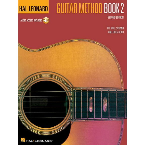 Hal Leonard Guitar Method (Audio) Guitar Method Book 2 Hal Leonard Beginner to Intermediate Guitar Lesson Book Learn Chords Fingerstyle Power Chords and R, Book 02, (Paperback)