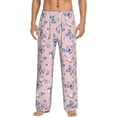 thumbnail image 2 of Goofa Butterfly Printed Soft Pajama Pants for Men, Wide Leg Comfy Casual Lounge Yoga Pants-Medium, 2 of 9