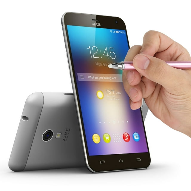 Stylet Stylo pour Écran Tactile Tablette Stylo Stylet Crayon Double Extrémité Stylo pour Écrans Tactiles Remplacement Haute Sensibilité Stylet Tablette