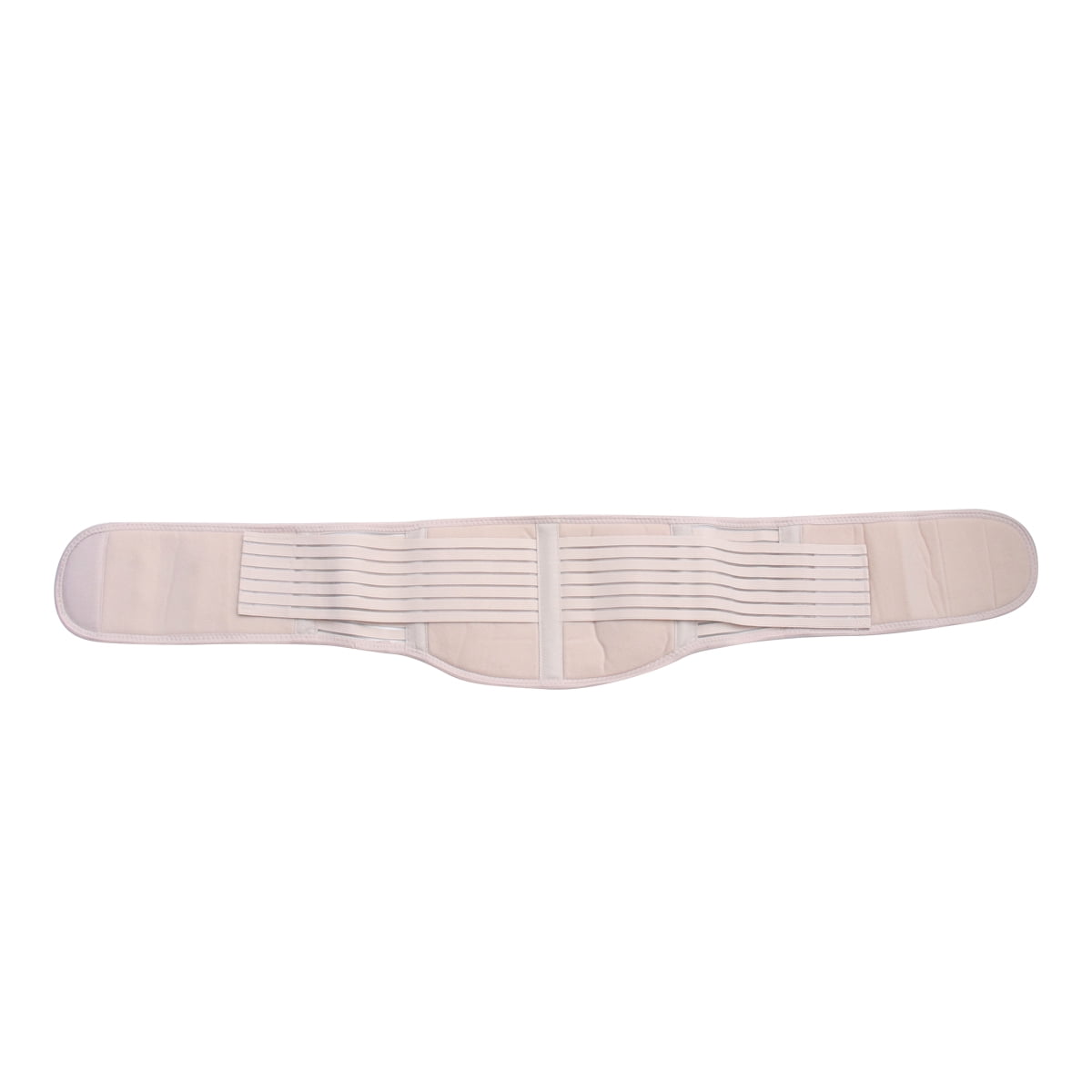 Self Heating Waist Brace for Pain Relief Breathable Comfortable Polyester Support Belt Unique Technology Beige Size XL