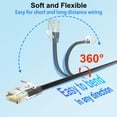 thumbnail image 4 of Cables de conexión Xcftaud Cat 6 de 0,15 m (paquete de 24) 10 Gbps 550 Mhz, 4 of 6