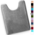 thumbnail image 1 of Alfombra de baño ComfiTime Espuma viscoelástica antideslizante Color gris, 1 of 12