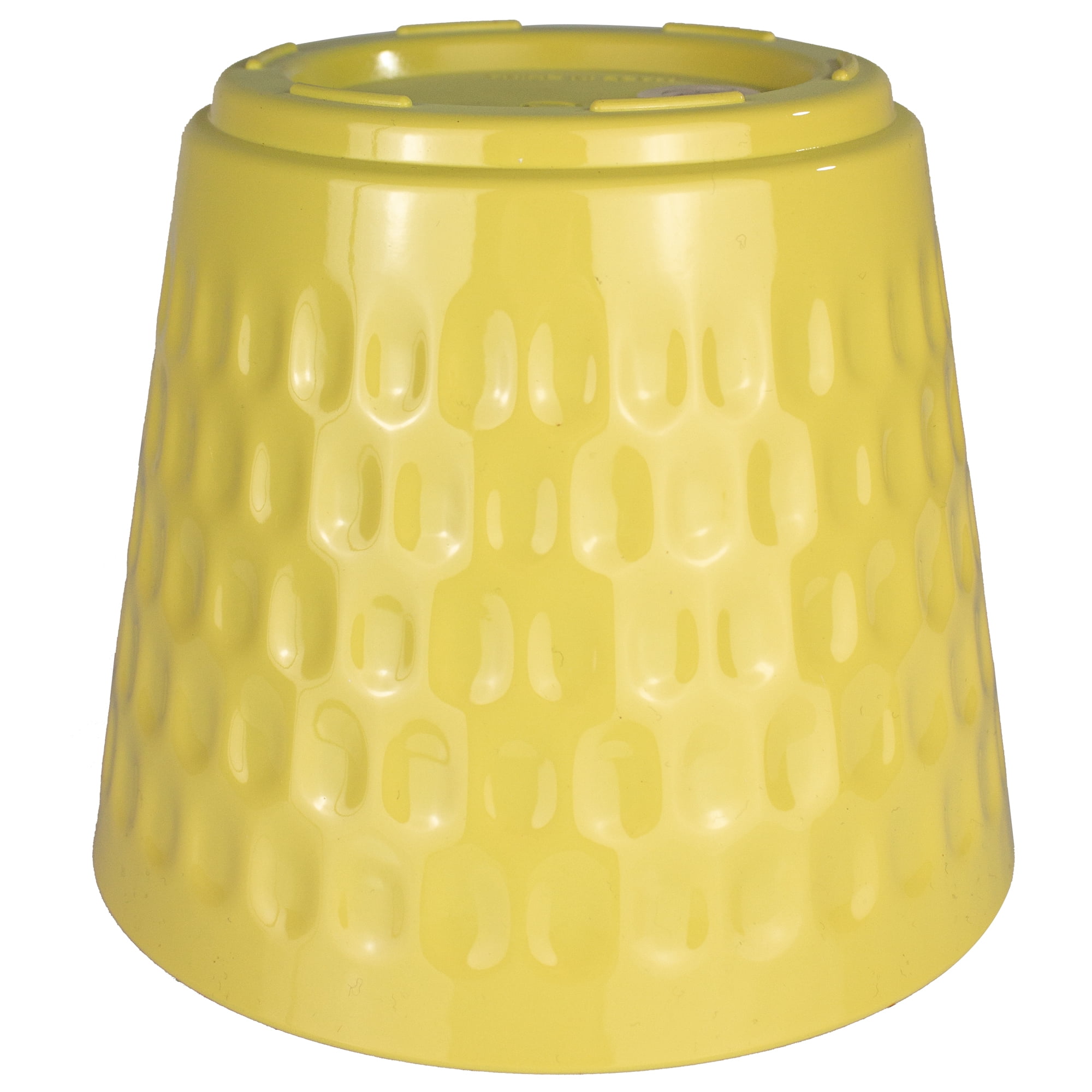 Mainstays 6in DIA Rory Yellow Plastic Planter