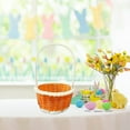 thumbnail image 4 of Mini Easter Baskets For Crafts Decor Mini Rattan Picnic Basket Kids Easter Baskets Empty Plastic Easter Basket For Easter Egg Hunt, 4 of 6
