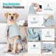 thumbnail image 5 of Albornoz para mascotas, toalla absorbente de agua para perros grandes, medianos y pequeños, suave, ajustable, de secado rápido, resistente a la humedad, para gatos y mascotas, 5 of 5