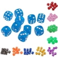thumbnail image 4 of Seis da de 16 mm para juegos de , juguetes, suministros para fiestas, juego DND, RPG de , azul Sunnimix Juego de roles de dados de seis caras, 4 of 7