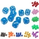 thumbnail image 4 of Dados acrílicos de seis caras de 16 mm para juegos de mesa, juegos de rol, enseñanza de matemáticas Azul, 4 of 9