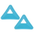 thumbnail image 1 of Primegos 2 Pcs Triangle Marker Discs Bright Colors Triangle Shape Wear-resistant Multipurpose Eye-catching Football Training with Hole Sturdy Soccer Roadblocks Football Training Supplies, 1 of 8