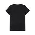 thumbnail image 2 of Women'S Aloha Hawaii Vacation Casual Summer Short Sleeve T-Shirt, Crew Neck, Regular Fit, Knit Fabric, 95% Polyester 5% Elastane, Geometric Pattern, Slight Stretch, All Seasons - Black, 2 of 5