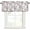 Mocha Brown White, variant on Farmhouse Coffee Cup Rod Pocket Curtain Valance, Vintage Coffee Beans Love Heart Farmhouse Window Valance for Living Room, Bedroom, Kitchen 42"W x 12"L