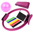 thumbnail image 2 of Suministros De Yoga Banda Elástica Para Ejercicio Pelota De Yoga Círculo De Pilates Para Gimnasio Interior En Casa 9 Uds Guardurnaity OD009789-03, 2 of 7