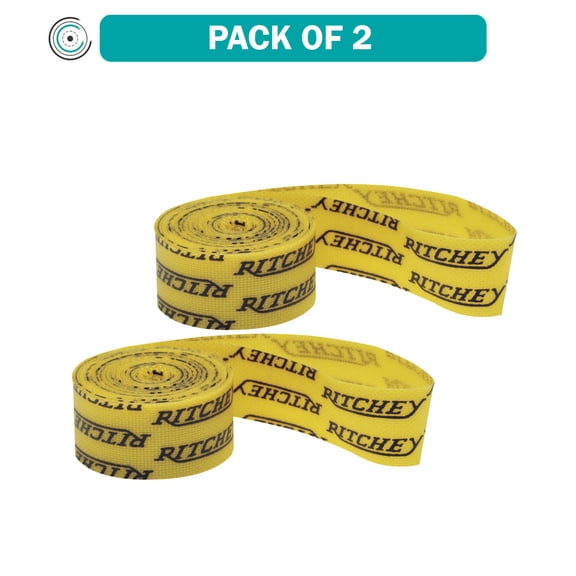 Pack of 2 Ritchey Pro Snap-On Rim Strip for 700c Rim, 17mm wide, Yellow
