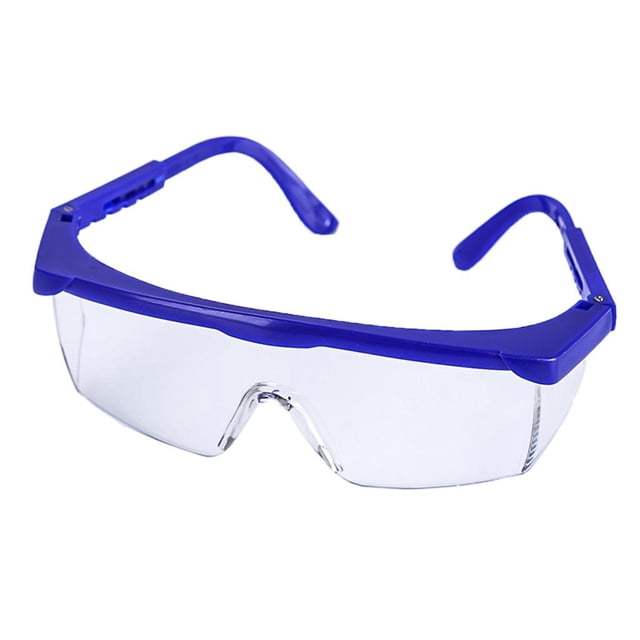 Gafas de seguridad con protección ocular, anti-UV, para deportes al aire libre, carpintería, color azul