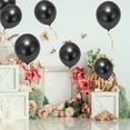 thumbnail image 5 of Unique Bargains 20 Pcs Durable Latex Party Balloons 10 In Helium Balloons Metallic Black, 5 of 6