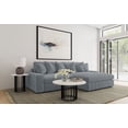 thumbnail image 2 of Blaine Upholstered Reversible Chaise Sectional Sofa Fog, 2 of 20