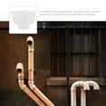 thumbnail image 3 of UPOUART Rain Diverter Hose for Roof Downspout White PVC 1Pack, 3 of 8