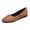 Brown, variant on Women's Flat Shoes Pointed Toe Shallow Casual Single Ladies Work Shoes Non Slip Low Top Platform Shoes