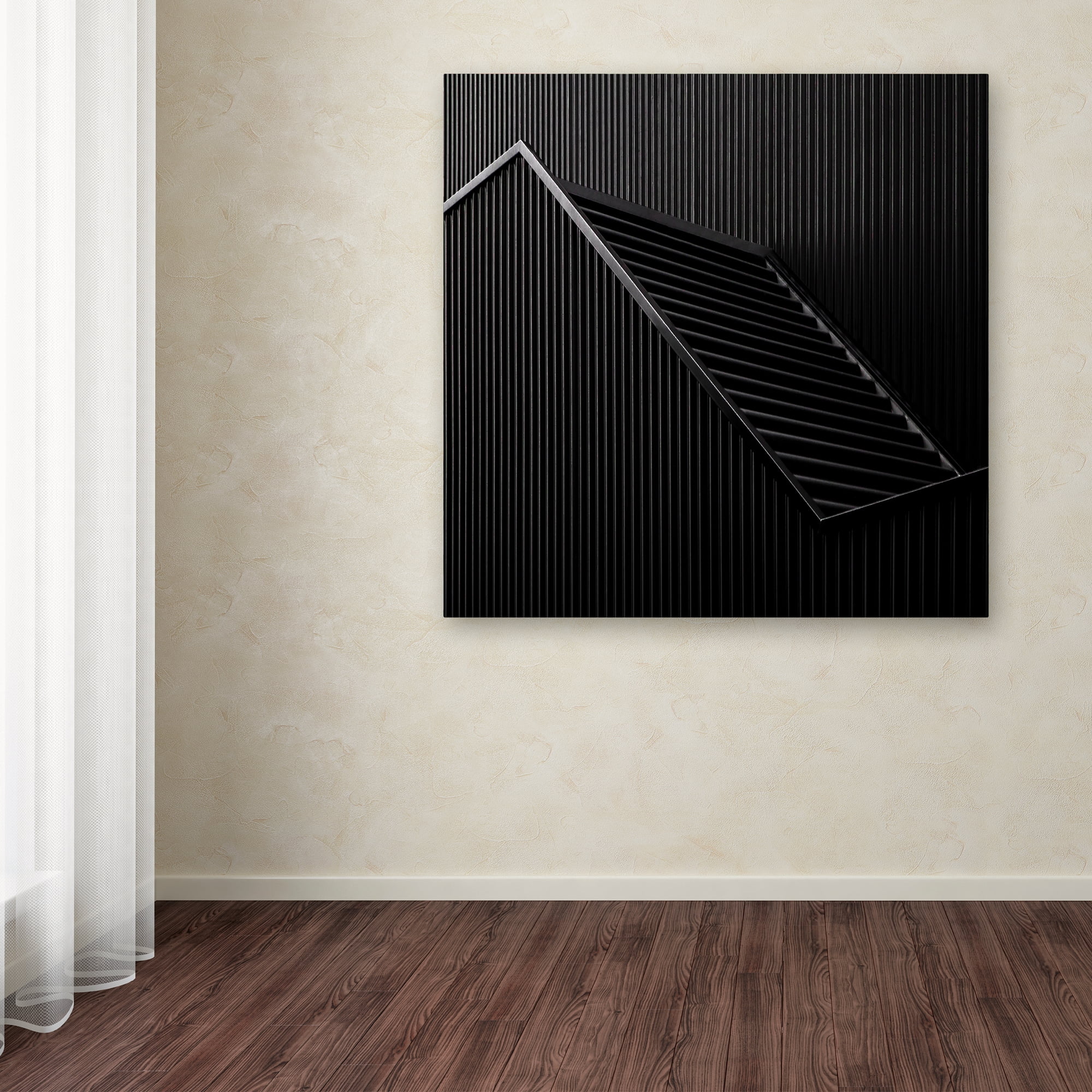 Gilbert Claes 'Black Light' Canvas Art