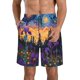 thumbnail image 1 of Fotbe Cosmic Irises At Twilight Trajes de Baño Estampados para Hombre, Shorts de Verano de Secado Rápido, Ropa de Playa, Bañadores-X-Large, 1 of 6