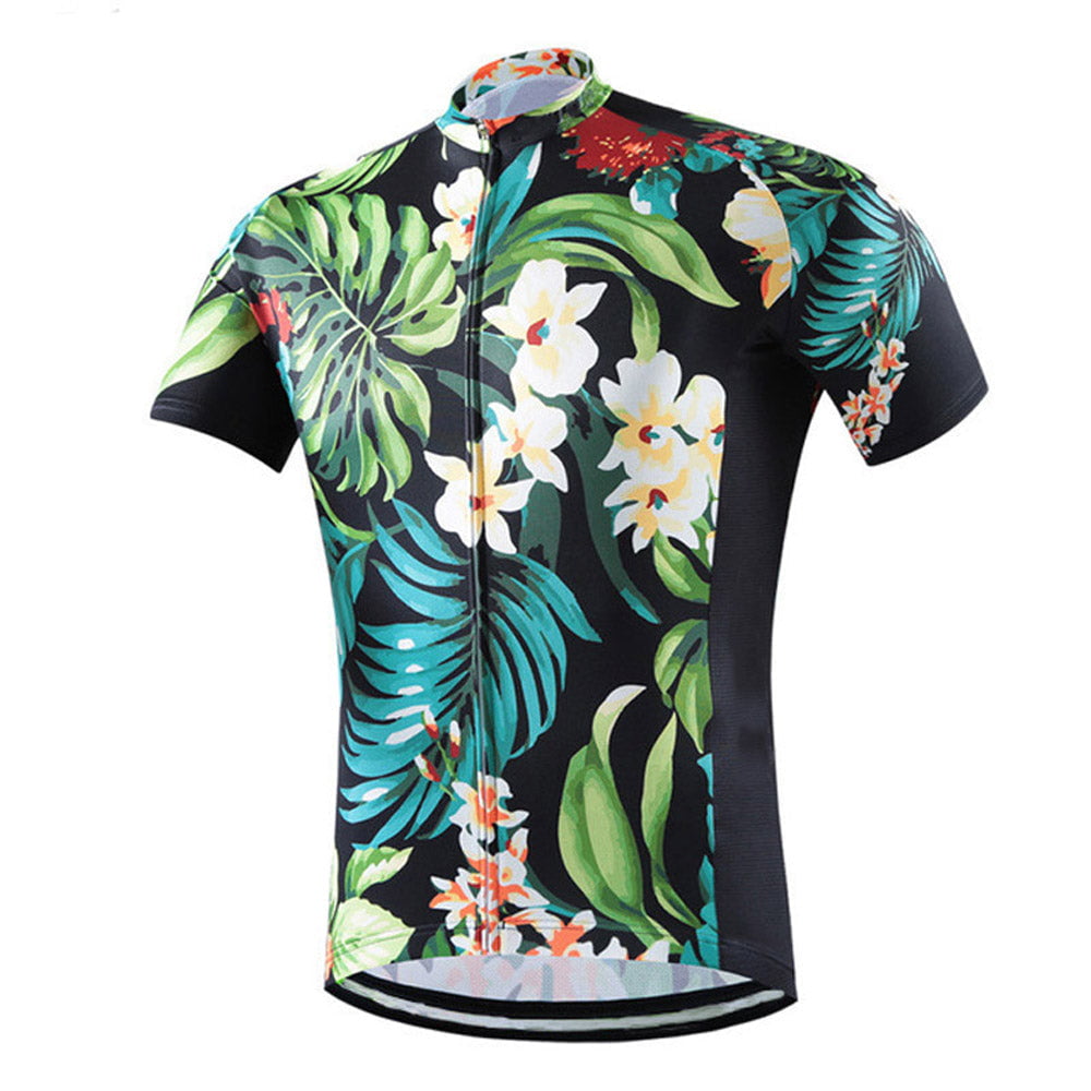 Reflective Cycling Jersey Men's Long Sleeve Bike Bicycle Cycle Jersey Shirts Top 