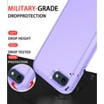 thumbnail image 2 of Diverbox Designed for iPhone SE case with Screen Protector Heavy Duty Shockproof Shock-Resistant Cases for Apple iPhone se Phone 2022/2020 Release (Purple), 2 of 7