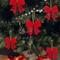 thumbnail image 2 of 10 adornos colgantes de árbol con lazos y cuerda para fiestas, suministros para el hogar, 2 of 5