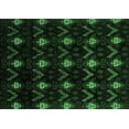 thumbnail image 1 of Ahgly Company Indoor Rectangle Abstract Emerald Green Modern Area Rugs, 2' x 3', 1 of 4