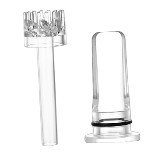 Eliminador de película de aceite para , eficiente filtro de pecera de vidrio transparente para tubo de entrada y salida con válvula de control 12 mm