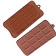 thumbnail image 1 of Outil de Décoration en Silicone Moule à Gâteau Fondant Chocolat 2 Pcs, 1 of 6